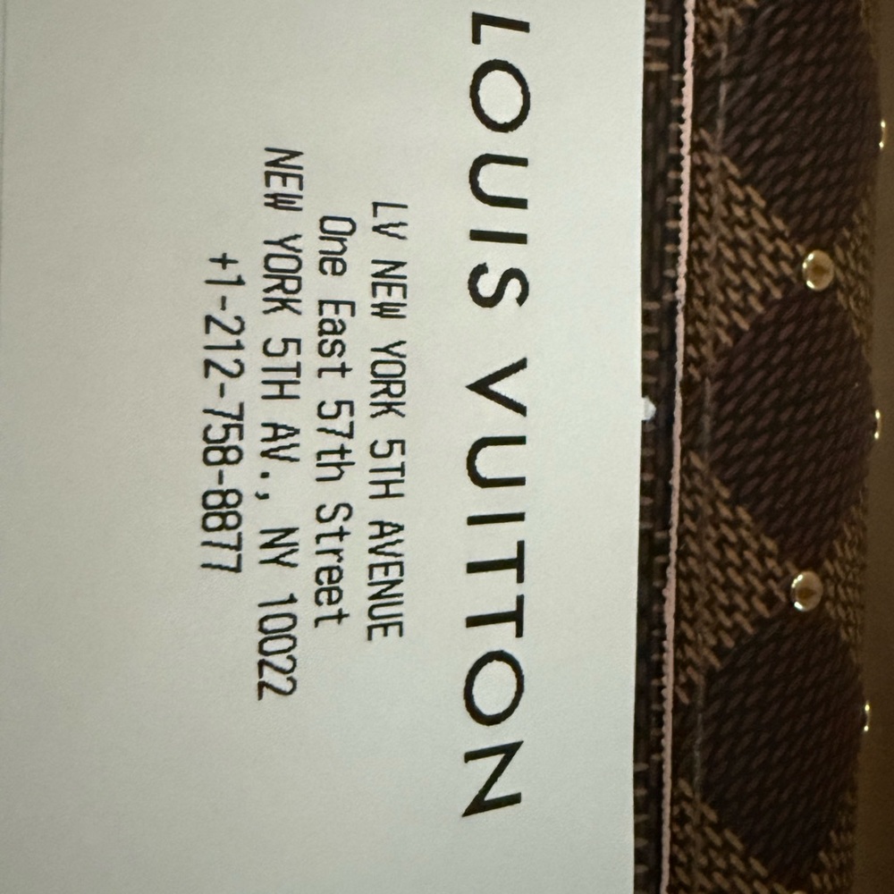 Louis Vuitton Brown Checkered Wallet - Picture 9 of 11